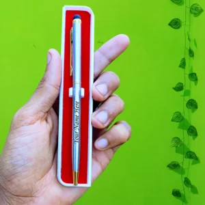 Personalised Silver & Gold Slim Pen 2