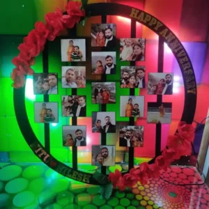 Personalized Beautiful Flower Wooden Frame