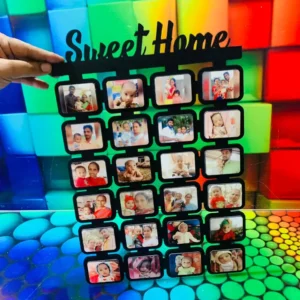 Personalised Sweet Home Wooden Frame