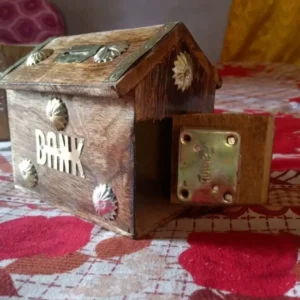 Wooden Money Bank for kids