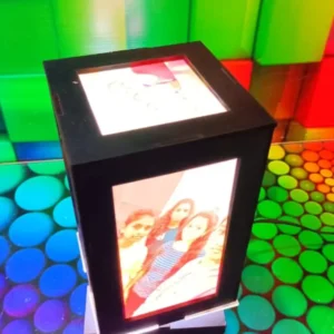 Personalised Rotational LED Cuboid Lamp