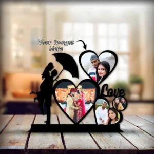 Customised Table Top Love Couple Photo Frame