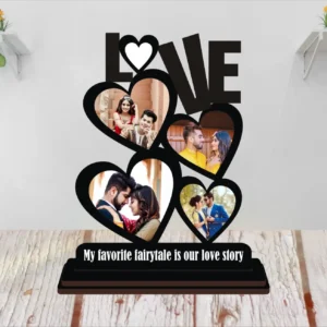 Personalised Heart Shape Love Table Top