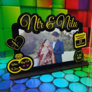 Customized Marriage Couple Table Top