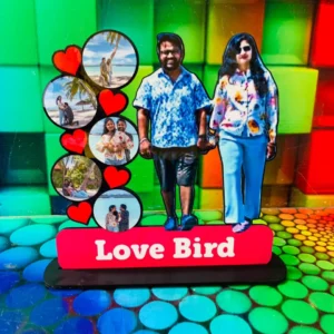 Customised Table Top Love Bird Photo Frame