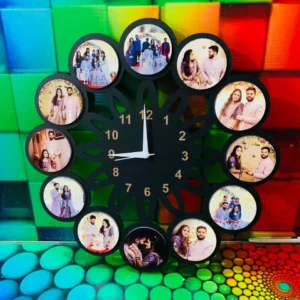 Personalised Acrylic Wall Clock Round Shape