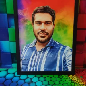 Personalized Oil Painting Photo Frame 6