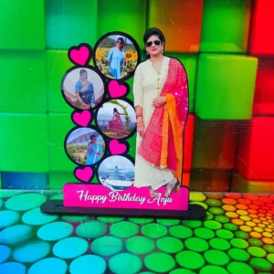 Customised Table Top Birthday Photo Frame