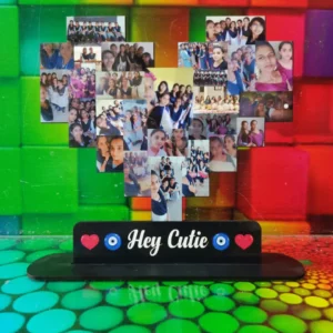 Personised Heart Shape Mosaic Table Top