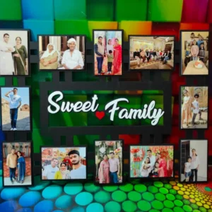 Customised Sweet Family Wooden Photo Frame