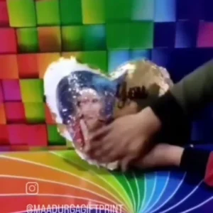 Personalised Magic Cushion Heart Shape