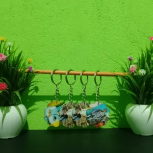 Personalised Acrylic Key Chain Star Shape