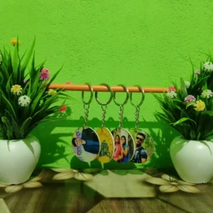 Personalised Acrylic Key Chain Round Shape