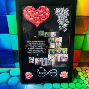 Personalized Wooden Calendar Design Photo Frame