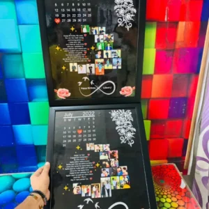 Personalized Wooden Calendar Design Photo Frame 18