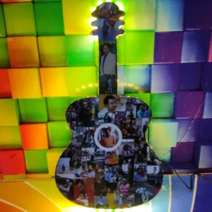 Personalised Guitar Wooden Photo Frame