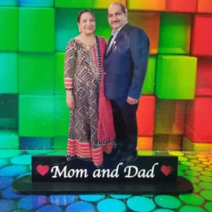 Customised Table Top Mom and Dad Photo Frame