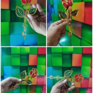 Customised Name Rose Flower