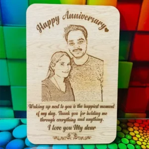 Customised Wooden Engraving Photo Frame
