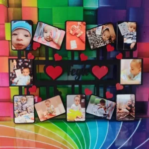 Personalized Wooden Wall mount Photo Frame