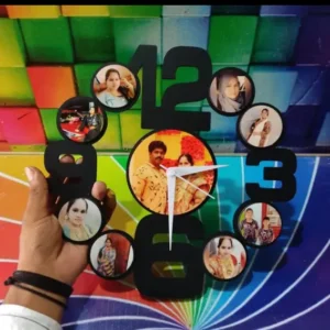 Customised Acrylic Wall Clock Round Shape