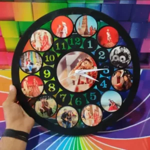 Personalized Acrylic Wall Clock Round Shape