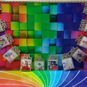 12 Photo Hanging Wooden Photo Plate