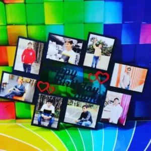 Persoonalised Happy Birthday Wooden Photo Frame