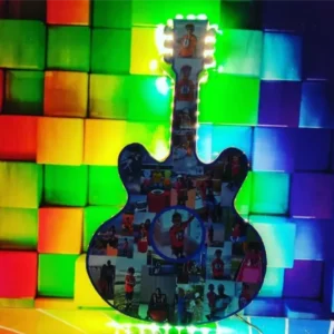 Personalized Guitar Wooden Photo Frame