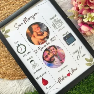 Personalized Baby Birth Photo Frame 7