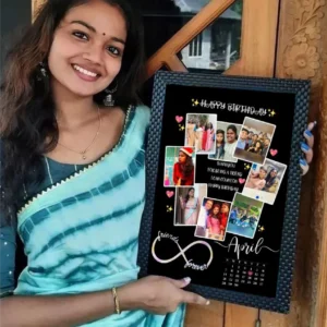 Personalized Wooden Calendar Design Photo Frame 13