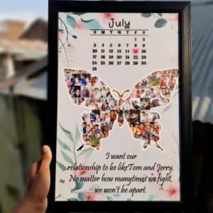 Personalized Wooden Calendar Design Photo Frame 14