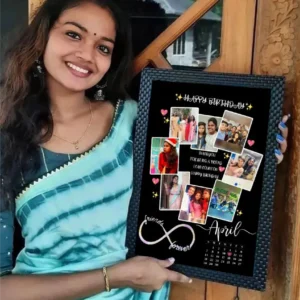 Personalized Wooden Calendar Design Photo Frame 11