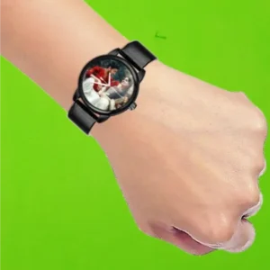 Personalised Women's Wrist Watch Black Colour 2