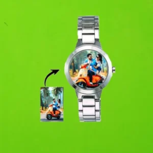 Personalised Women's Wrist Watch Silver Colour