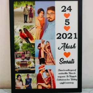 Personalized Wooden Love Story Photo Frame 11
