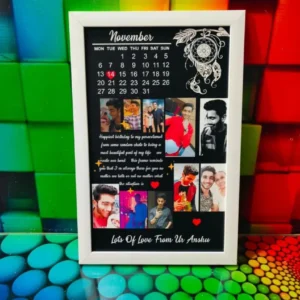 Personalized Wooden Calendar Design Photo Frame 2