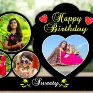 Personalised Table Top Birthday Photo Frame