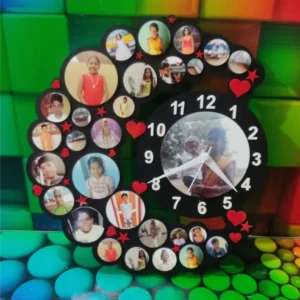 Customised Beautiful Moon Acrylic Wall Clock