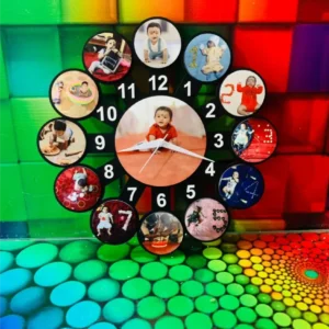 Customised Acrylic Wall Clock Round Shape