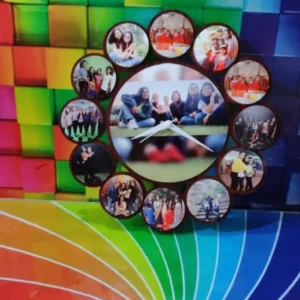 Customized Acrylic Wall Clock Round Shape