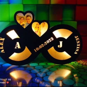 Customised Wooden Infinity LED Frame