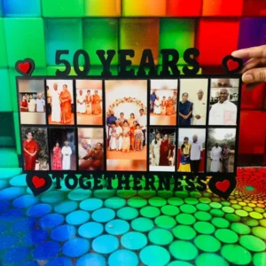 Customized Anniversary Wooden Photo Frame