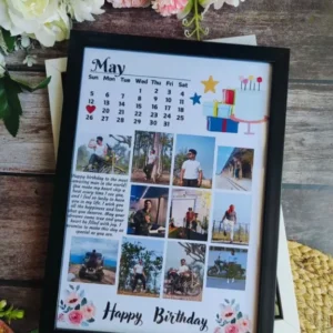 Personalized Wooden Calendar Design Photo Frame 7