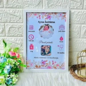 Personalized Baby Birth Photo Frame 2