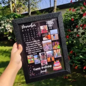 Personalized Wooden Calendar Design Photo Frame 10