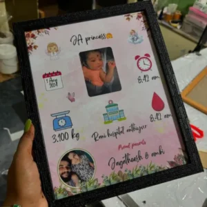 Personalized Baby Birth Photo Frame 4