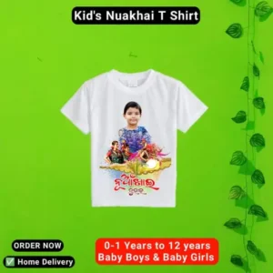 Customised Nuakhai T Shirt for Kid's