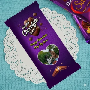 Chocolate Day Special Customised Dairy Milk Chocolate
