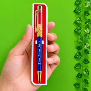 Customised Blue Crystal Pen